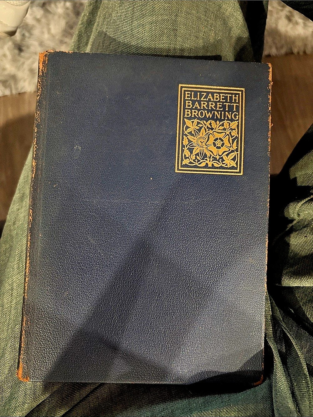 Elizabeth Barrett Browning Sonnets from the Portuguese Hardcover Book Blue Fair